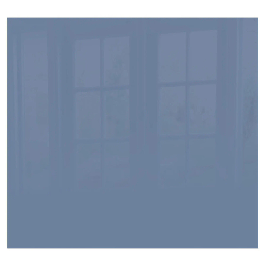 Decorative Glass Wall Tile (598 X 650 X 6mm) Pigeon Blue