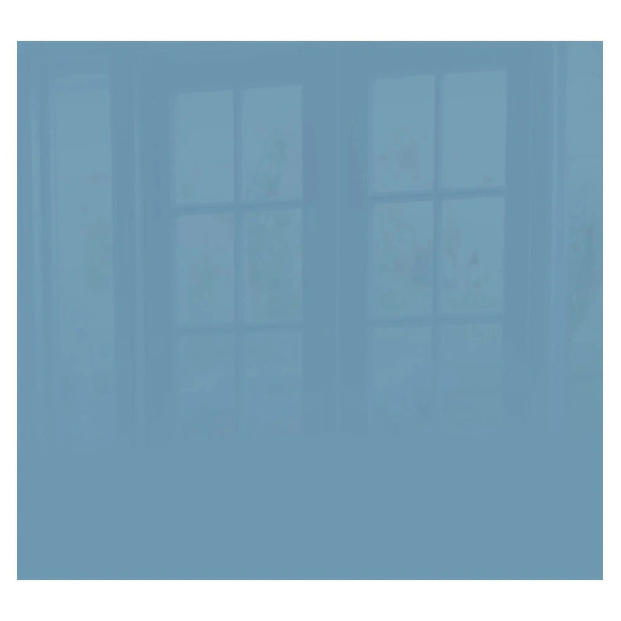 Decorative Glass Wall Tile (598 x 650 X 6mm) Pastel Blue