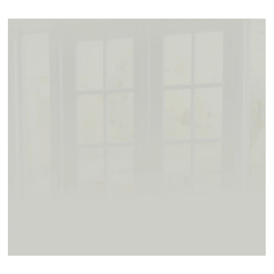 Decorative Glass Wall Tile (598 X 650 X 6mm) Papyrus White