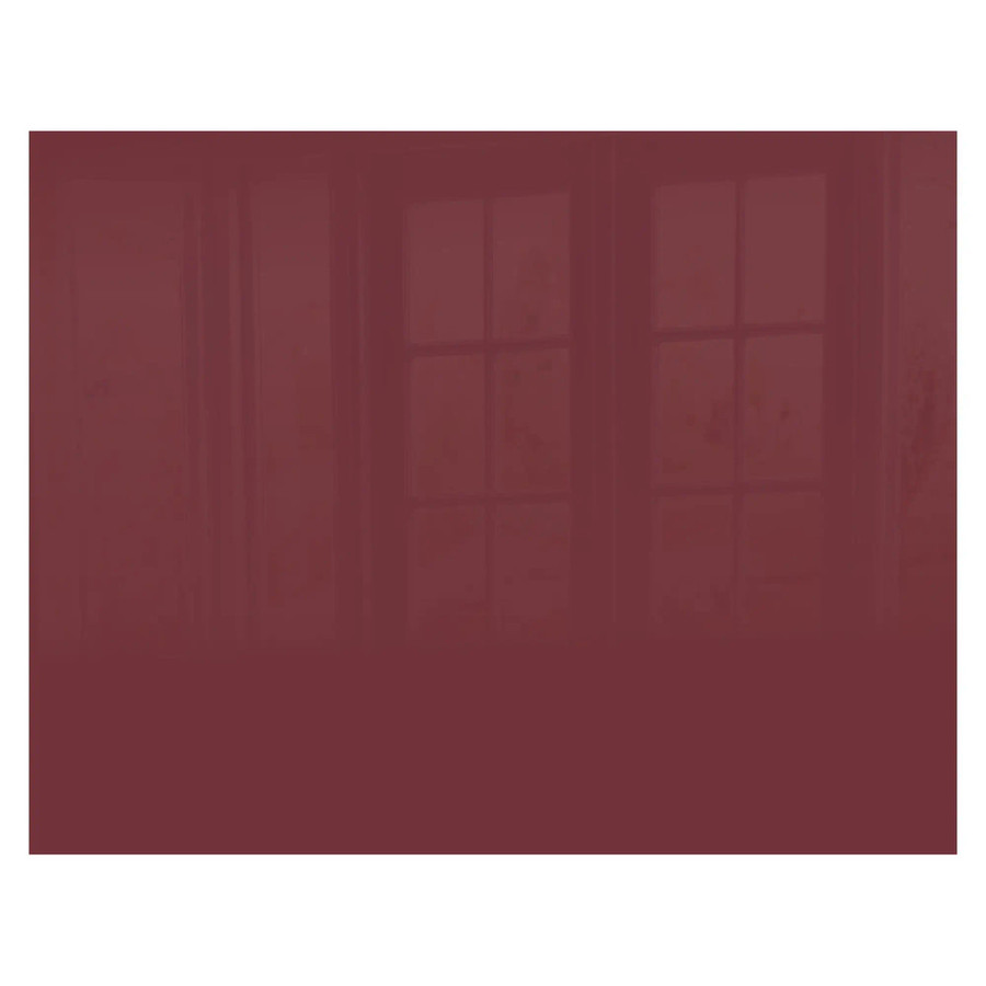 Purple Red Hob Splashback, a 898 X 700 X 6mm glass panel with a glossy finish displaying a reflective surface.