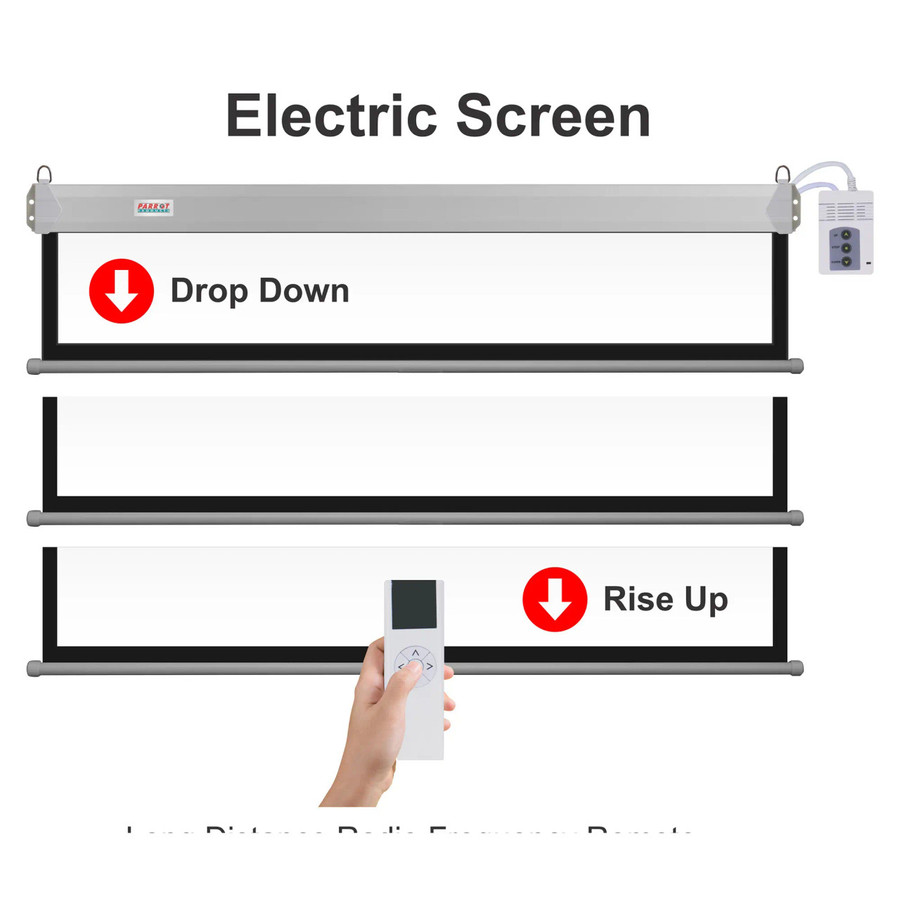 Electric Projector Screen 1830 × 1830 mm (View: 1780 × 1780 mm - 1:1) Electric Projector Screen 1830 × 1830 mm (View: 1780 × 1780 mm - 1:1)
