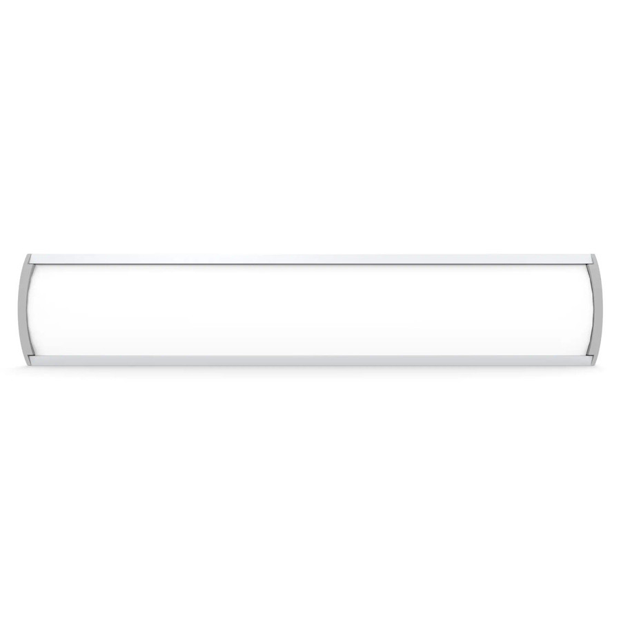 Sign Frame (80*400mm) SF0840, a sleek, modern white sign frame with curved metal edges designed for display signage.
