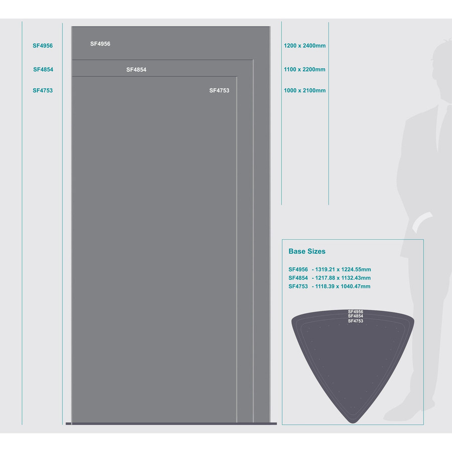 Triangular Tower Sign Frame (1000*2100mm)