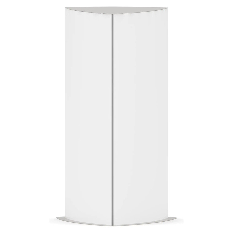 Triangular Tower Sign Frame (1200 x 2400 mm) SF4956, White Freestanding Sign Display with a Triangular Shape, Suitable for Outdoor or Indoor Signage.