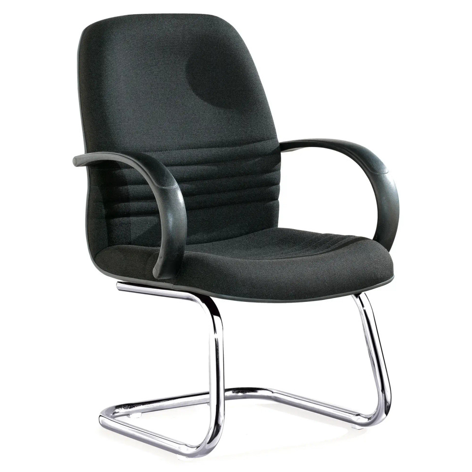 DB053B Black Mesh Fabric Visitor Office Chair