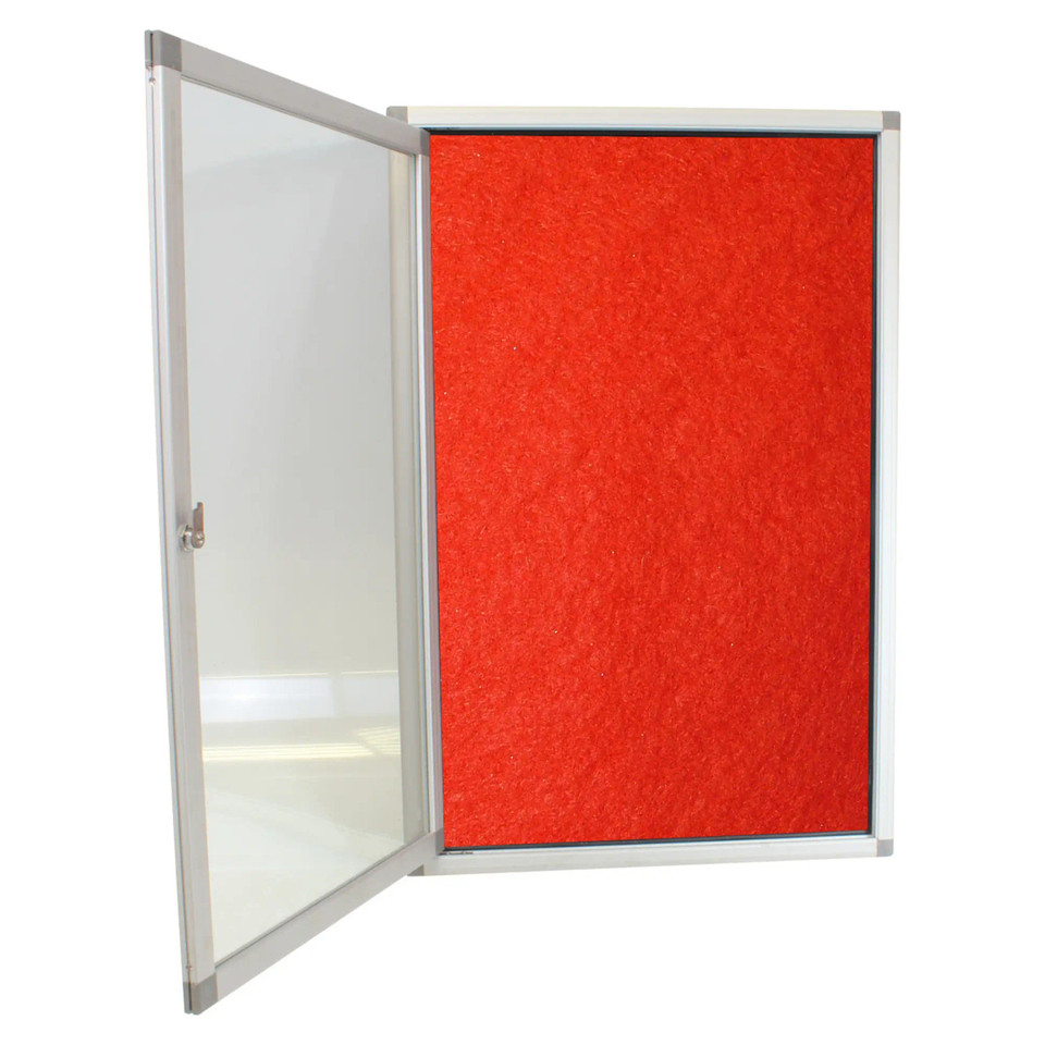 Hinged Pinning Display Case (900*600mm - Red) - Additional View 3