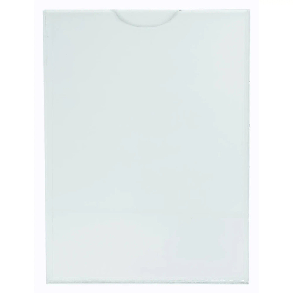 Perspex Pocket (Clear / White Backing A2)