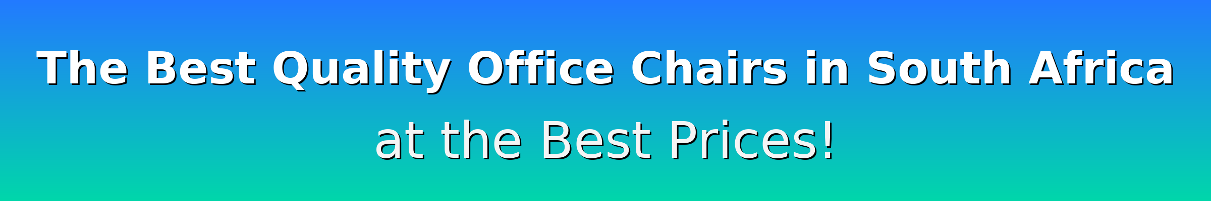 The Best Quality Office Chairs in South Africa