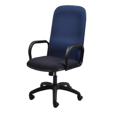 High-Back Office Chair – Ergonomic Design with Loop Arms
