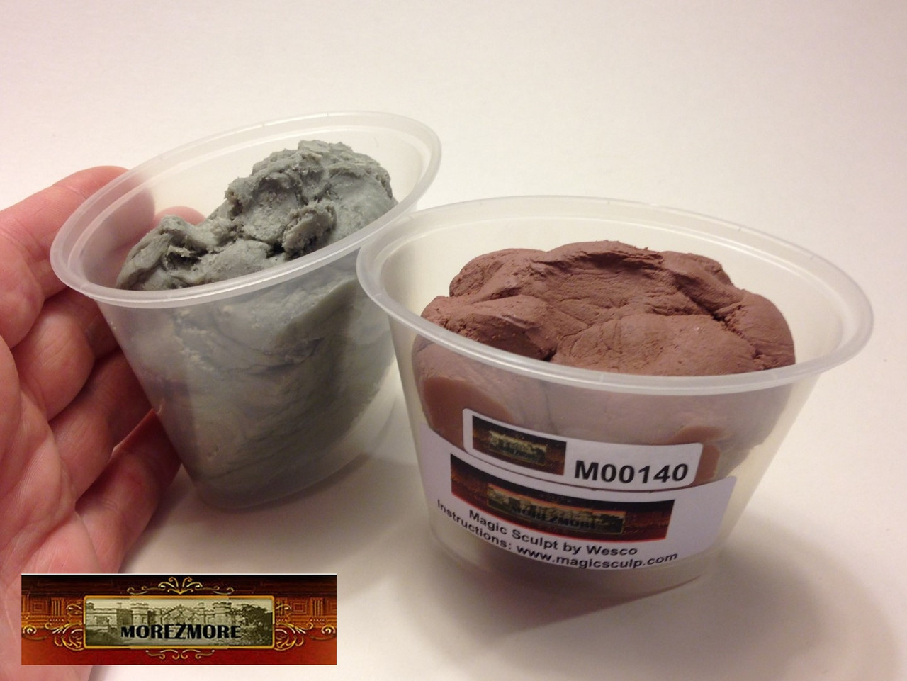 M00140 MOREZMORE 1 lb FLESH Magic Sculpt Sculp Epoxy Clay Model Putty