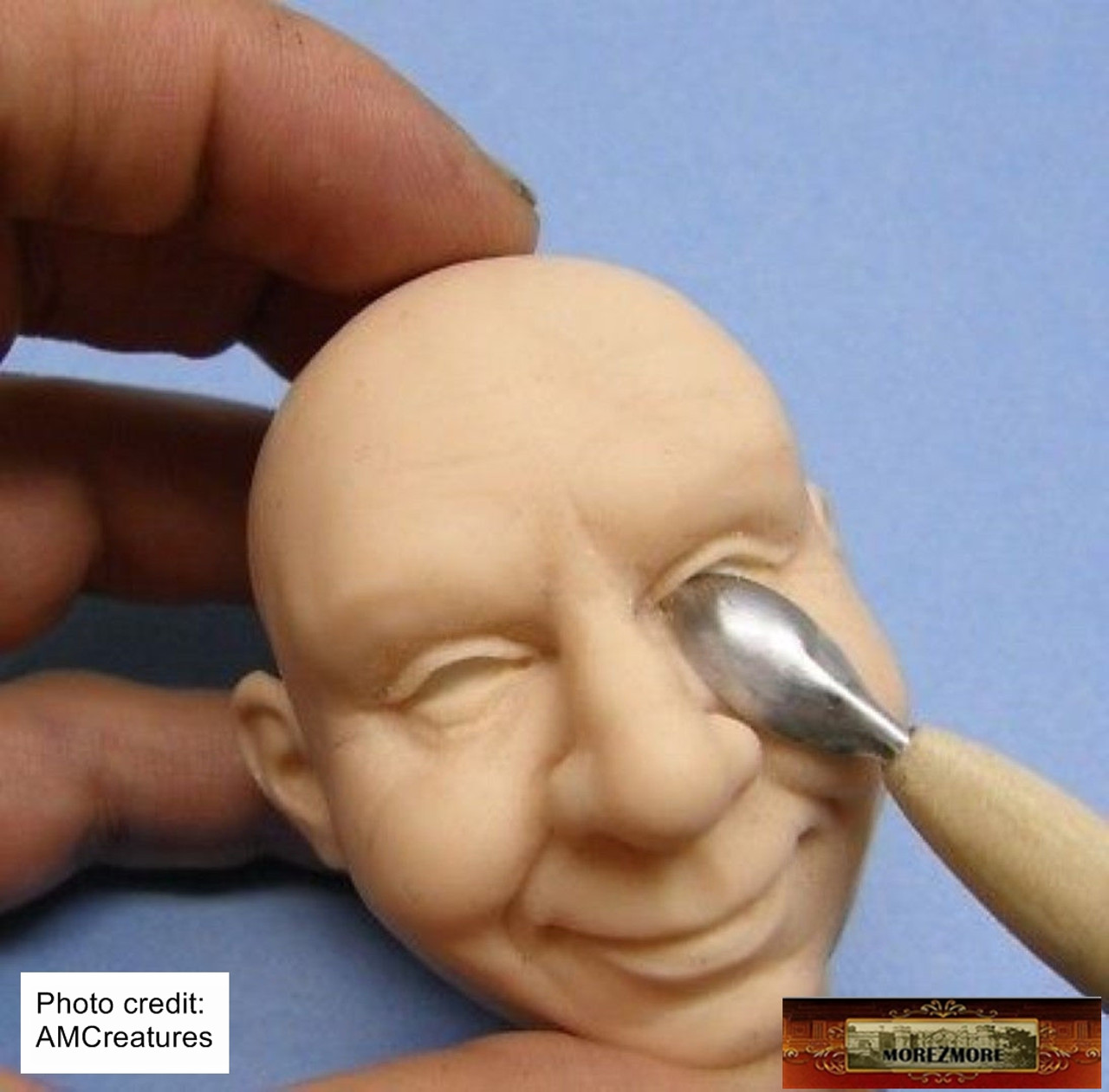 M00722 MOREZMORE Mini Spoony 3mm 1/8" Tiny Spoon Polymer Clay Sculpting Tool 