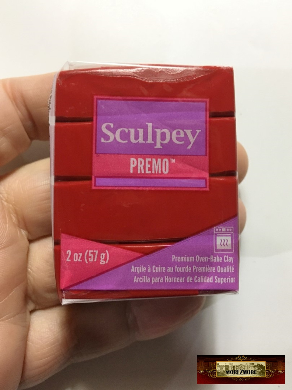 M00453 MOREZMORE Premo! Sculpey Cayenne Red 5054 2oz Sculpting Polymer Clay