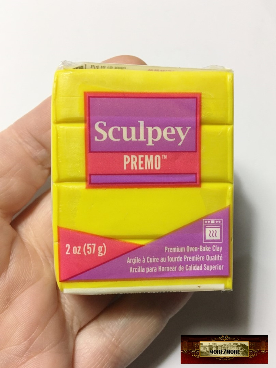 Premo Sculpey Polymer Clay Zinc Yellow Hue 