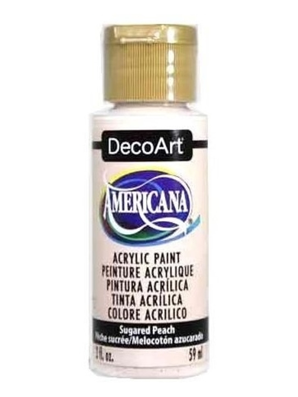 M01476 MOREZMORE DecoArt Americana Acrylic Paint SUGARED PEACH FLESH TONE
