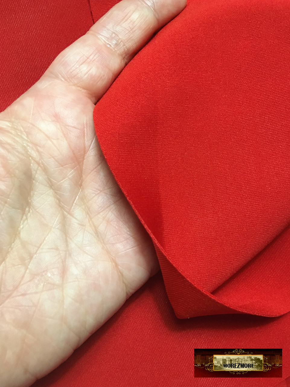 M00684 MOREZMORE RED Thick Stretchy Fabric for Puppet Clothes