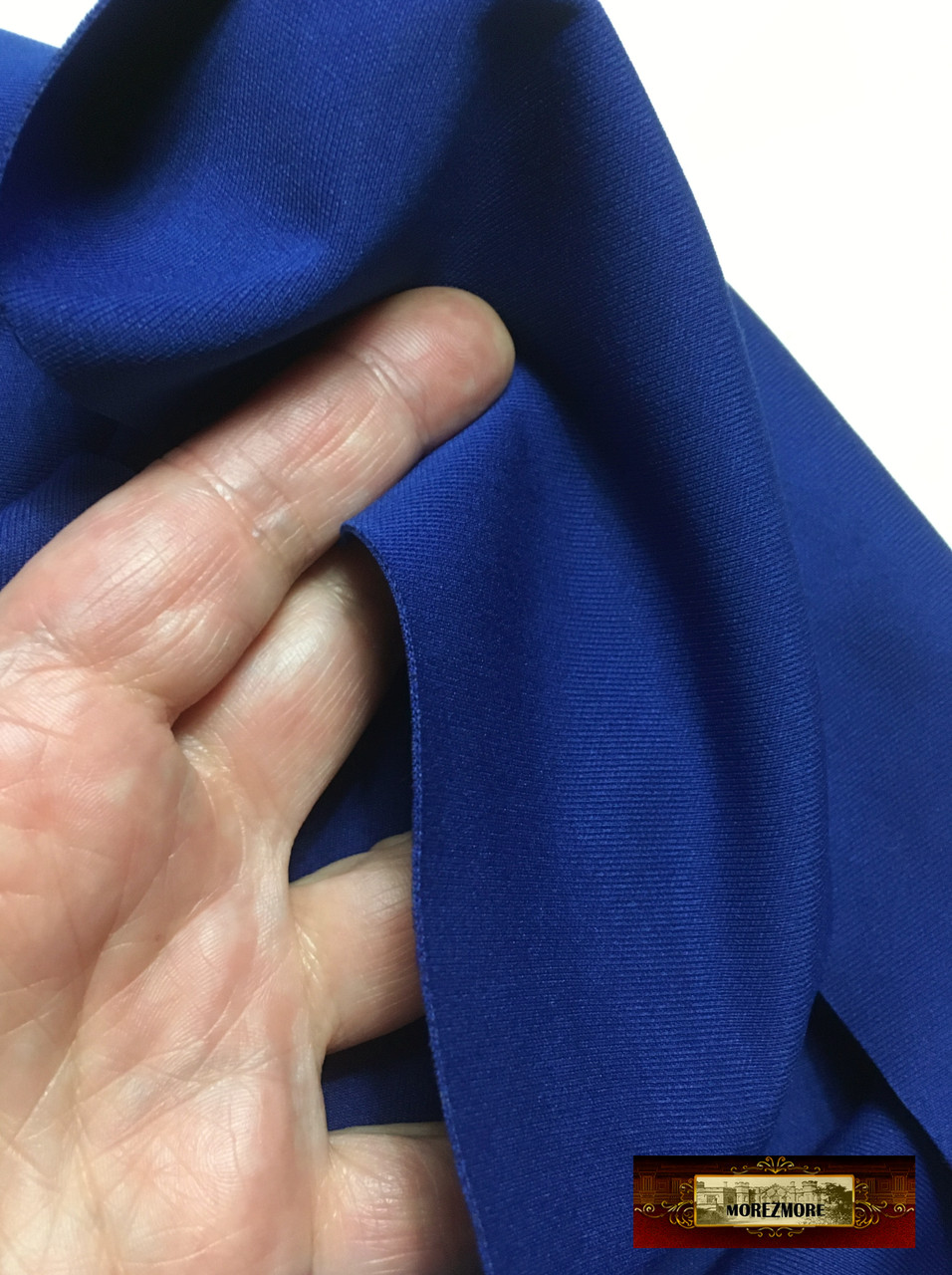 M00698 MOREZMORE BLUE Thick Stretchy Fabric for Puppet Clothes