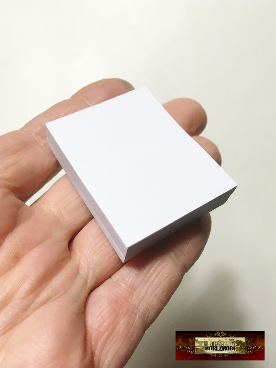 M01180 MOREZMORE White Sticky Notes Pad Post-It Paper Pad for DIY Miniature  Books 1.5x2
