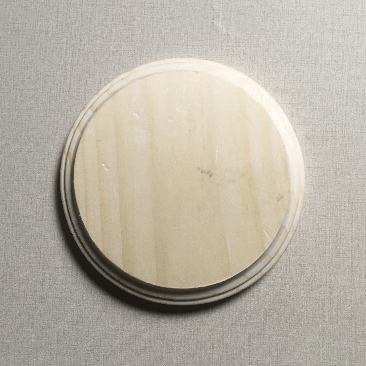 Round Wooden Plaque, Unfinished Wood