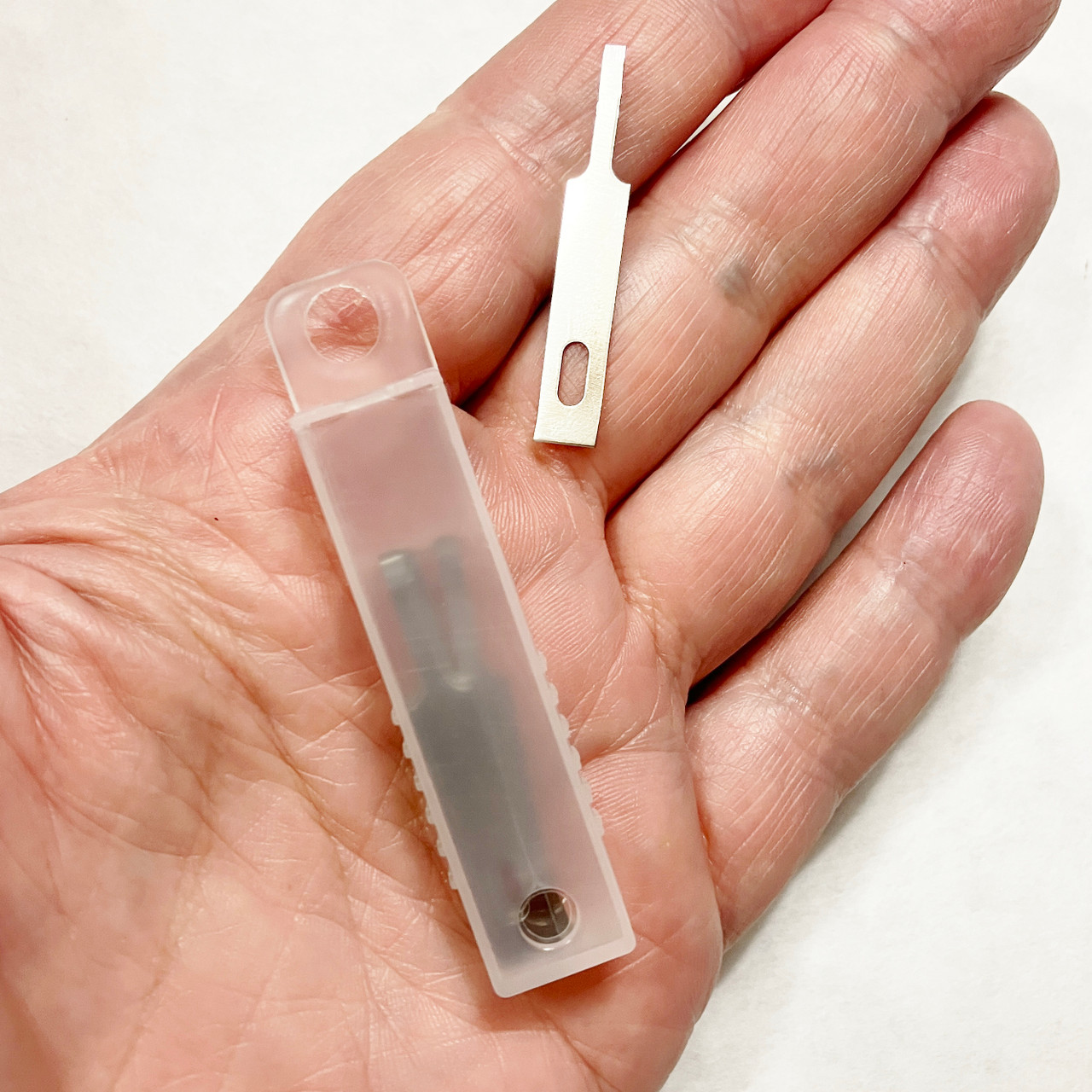 【プロストック】BLADEコスメ　STEAM99モールド M01061 MOREZMORE Pack 10 Straight Chisel Blades #5 for Xacto Hobby