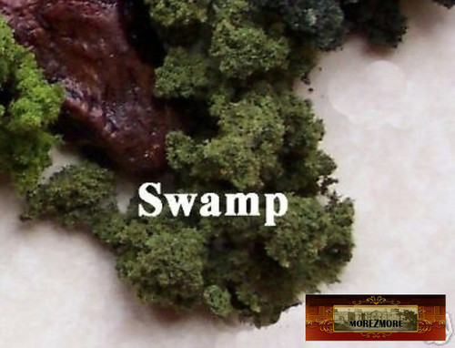 M00109 MOREZMORE Faux Fake Artificial Moss SWAMP Clump-Foliage Burnt Grass