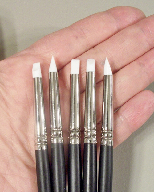 M00318 MOREZMORE 5 Silicone Color Shapers Brushes Paint Tools S-2 SOFTEST