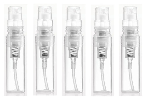 M00536 MOREZMORE 5 Mini 2 ml Small Empty Spray Refillable Atomizer Bottles