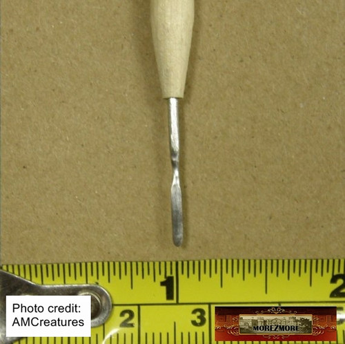 M00163 MOREZMORE AMC ROUNDED SPATULA Miniature Polymer Clay Sculpting Micro  Tool