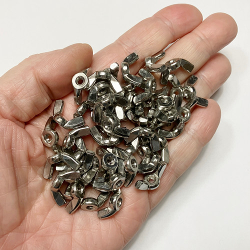 M00765-50 MOREZMORE 50 Metric M3 Thread Wing Nuts Stop Motion Puppet Tie-Down