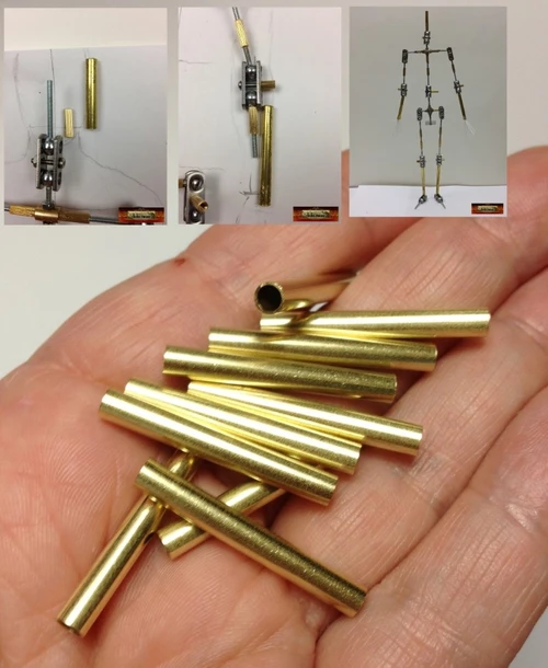 M01132-10 MOREZMORE HPA 10 CUT 30mm Brass Round Tube 5/32" #8128 Arm Head K&S