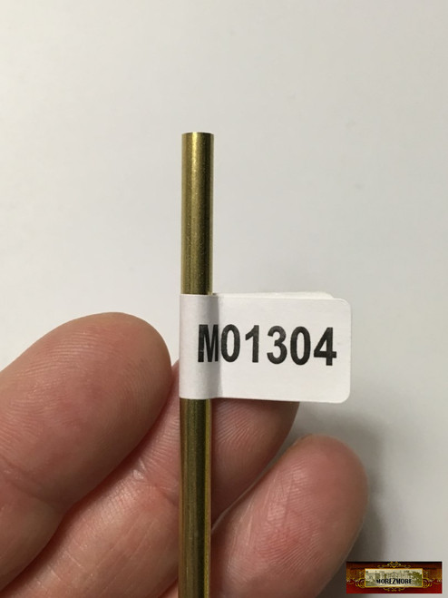 M00526 MOREZMORE 1 Brass Round Tube #9824 Metric 6mm x 300mm K&S Tubing 