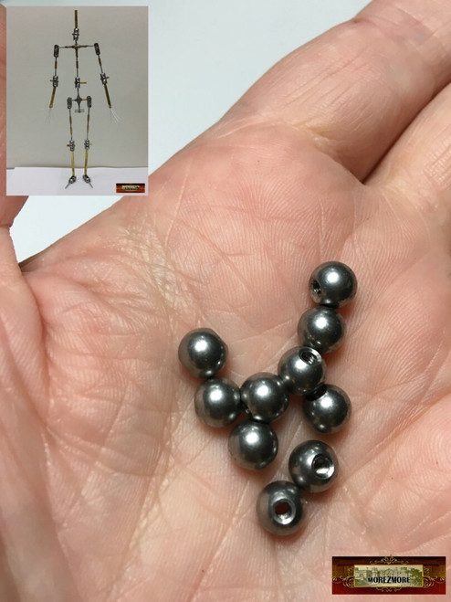 M00753-1 MOREZMORE HPA 1 Threaded 6 mm Stainless Steel Balls M2 FULL Thread