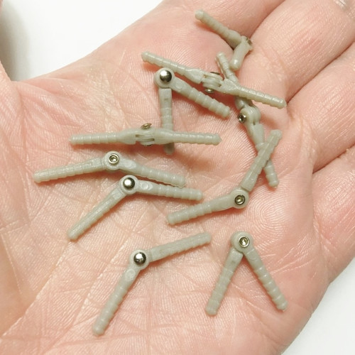 M01345x5 MOREZMORE HPA 10 Needle Hinges D2.0xL33mm Pin Hinge for RC Mini Stop Motion Puppet Wrist Knee Elbow