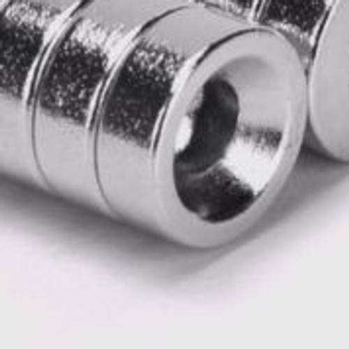 M01376-1 MOREZMORE 1 Ring Magnet 8 x 4 mm Hole 3 mm Mini Countersunk