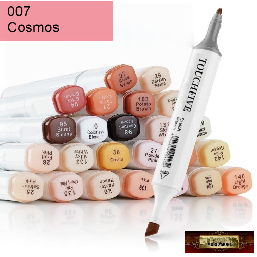 M17093 MOREZMORE TouchFive 93 BURNT ORANGE Color Sketch Art Marker