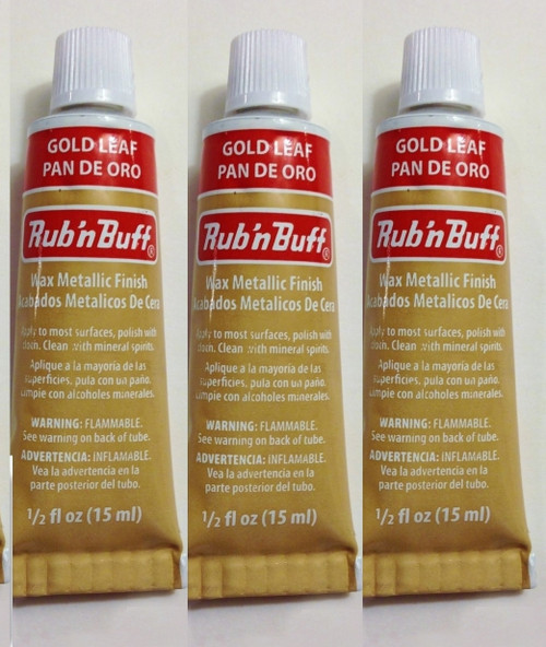 M00287 MOREZMORE Brush 'n Leaf Metallic Paint Gold Leaf Liquid 76630K