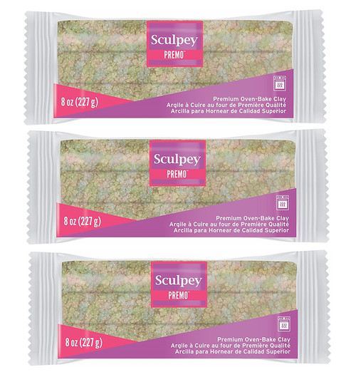 M00043x2 MOREZMORE Premo Sculpey OPAL 8oz Pack of 2 Sculpting