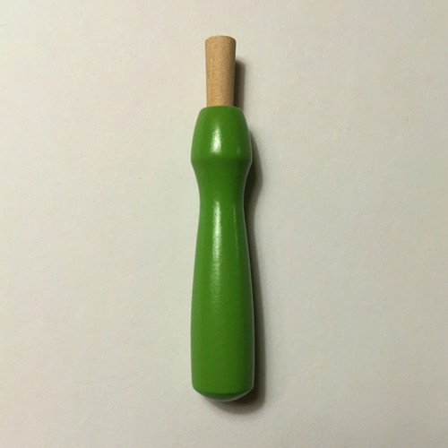 M00260-Green MOREZMORE Colored Wooden Needle Felting Tool Wood Handle Holder
