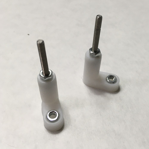 M01582 MOREZMORE HPA 2pcs Plastic Feet for Stop Motion Puppet M3 Thread