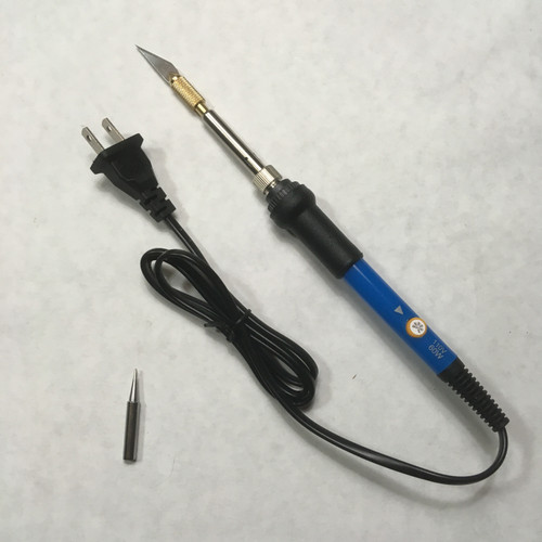 M01614 MOREZMORE Hot Knife Soldering Iron with Heated Blade Tip Chuck for Heated X-Acto Blade