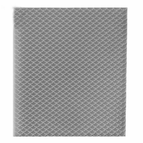 M00446-Grey MOREZMORE Fish Mermaid Dragon Scale Texture Silicone Clay Cake Mold