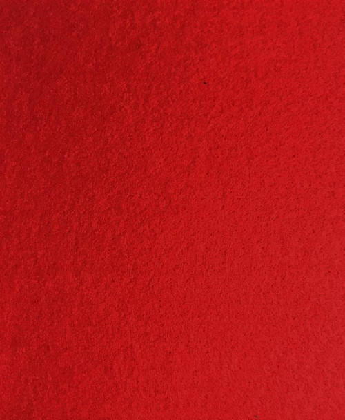 M01291 MOREZMORE Self Adhesive Felt Red Sticky Back Peel Stick It 9" x 12"