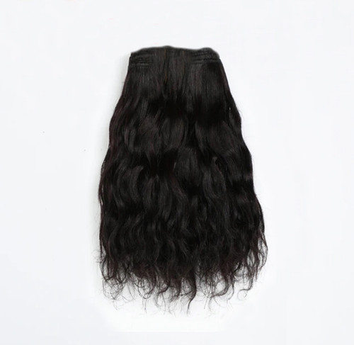 W0001C-15 MOREZMORE Doll Hair Weft CURLY BLACK 180" 15 ft Natural Goat Hair Weft for Puppets Blythe OOAK Action Figures