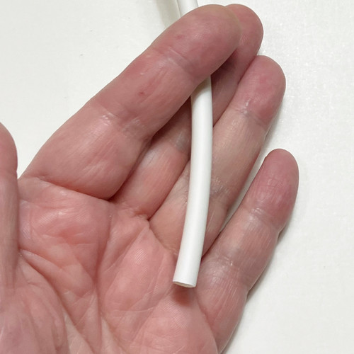 M01771 MOREZMORE 2 ft Heat Shrink Tube White Dual Wall With Adhesive 5/16" 9mm 2 Foot 3:1 Shrink Tubing Sleeve