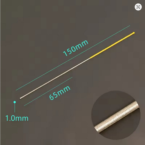 M01604 MOREZMORE Mini Round Diamond Needle File 1 mm Micro File