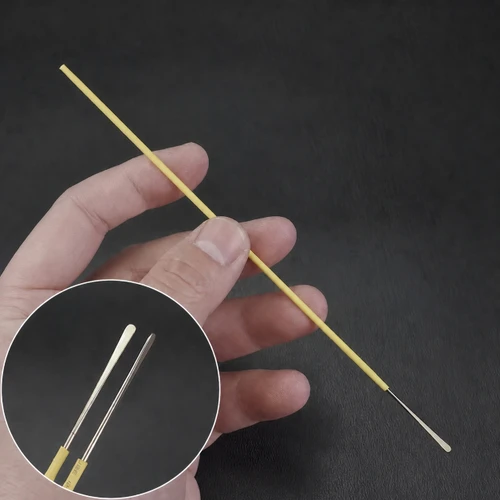 M00380 MOREZMORE 1pc Micro Spatula 1.2mm Extra Fine Miniature Polymer Clay Sculpting Micro Tool