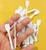 M00074 MOREZMORE 50 Small Plastic Disposable Craft Oar Spatulas Applicators