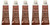 M00200x5 MOREZMORE 5 Tubes Fresh Amaco Rub 'n Buff SPANISH COPPER Wax Metallic