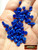M00232 DARK BLUE MOREZMORE 50 Tiny 5 mm 5mm Miniature Buttons Mini Doll Baby