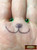 M00569-Green MOREZMORE 3 Pairs Small 4.5mm Plastic Toy Animal Doll Iris Eyes