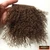 M00755-Short MOREZMORE Tibetan Lamb Fur CLASSIC BROWN 4x4 Doll Hair